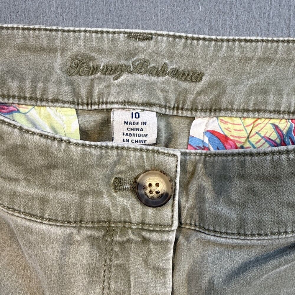 Tommy Bahama Women’s Flat Front Shorts 100% Silk Size 10 - Picture 3 of 10